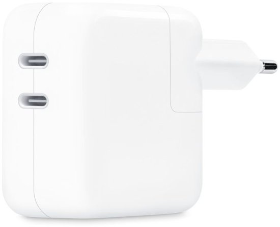 מטען קיר עם חיבור USB-C כפול Apple 35W