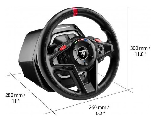 הגה מירוצים עם דוושות מגנטיות Thrustmaster T128P