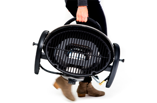 גריל גז זיגי Portable Ziggy היברידי - גריל נייד עם מכסה מתקפל ומבער נירוסטה נשלף