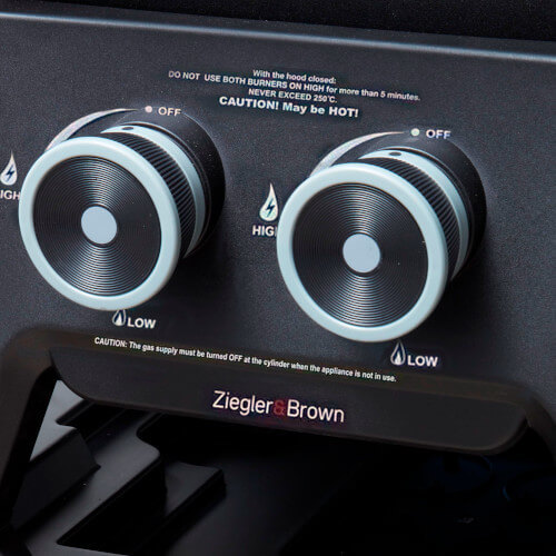 Ziggy Elite 2 Premium - גריל יוקרתי על עגלה עם מבערי נירוסטה עוצמתיים, רשתות חכמות ומערכת הצתת JET מתקדמת