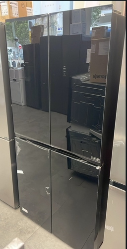 מקרר 4 דלתות TCL דגם C635CDBN זכוכית שחור