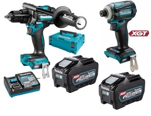 סט מברגות 40V דגם HP001G כולל 2 סוללות 5AH מבית Makita