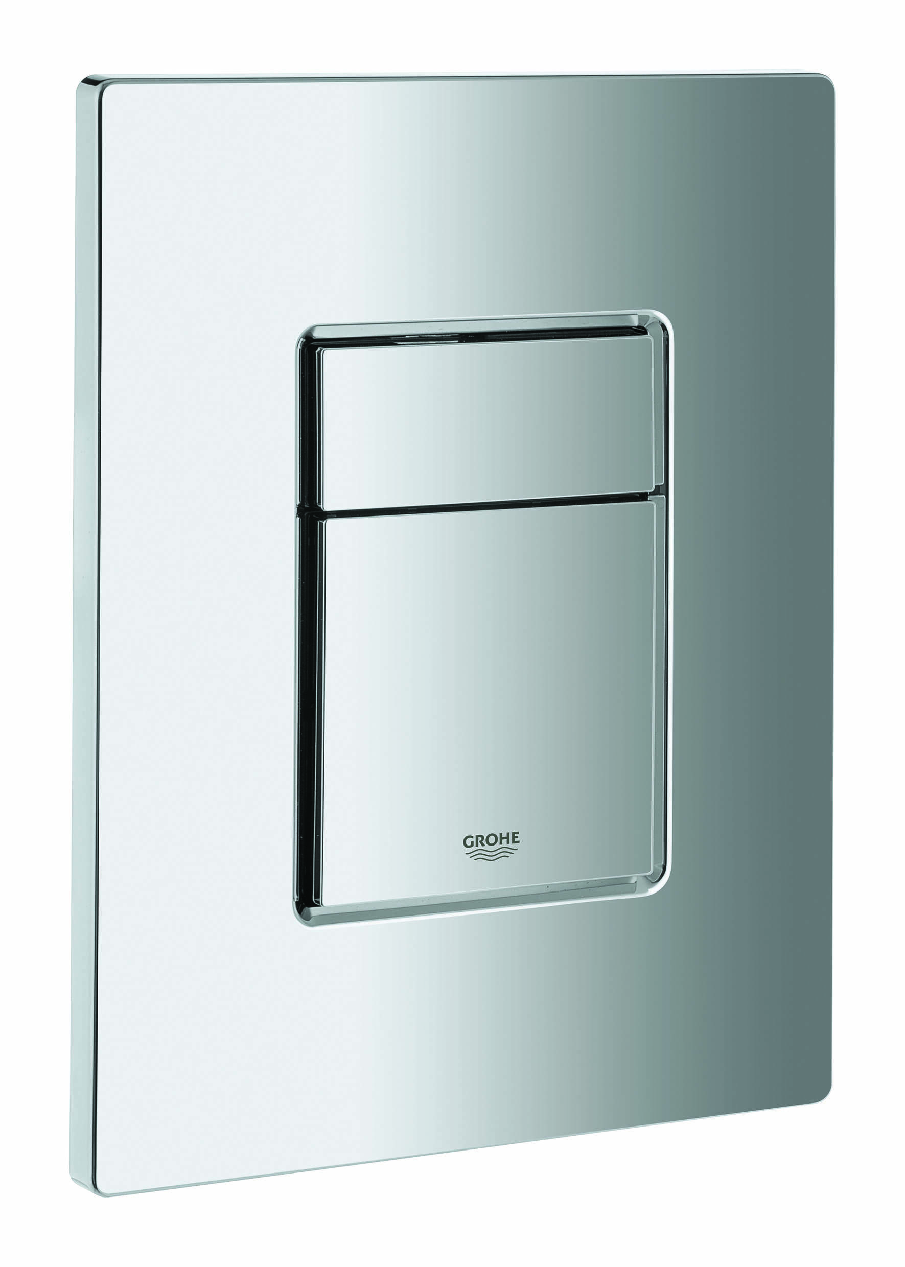 לחצן למיכל הדחה סמוי מרובע x156‏197 מ"מ כרום