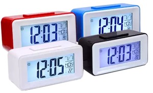 שעון מעורר דיגיטלי דגם 3620 הפעלה בקול כולל תאריך