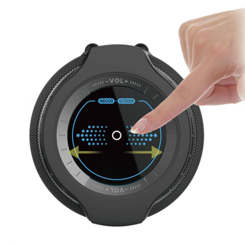 רמקול נייד 360° אלגנטי ועמיד במים SMART200 - שחור