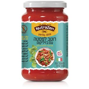 NutraZen רוטב לפסטה עם בזיליקום אורגני ללא גלוטן