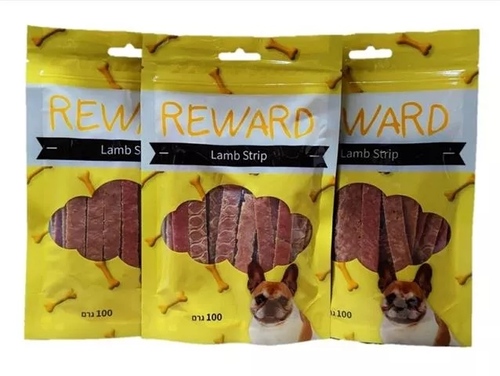 חטיף לכלב רצועות כבש רכות ריוורד 100 גר' Reward