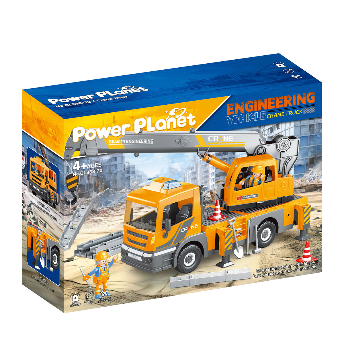 משאית מנוף POWER PLANET