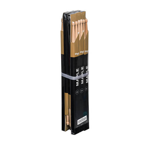 מקלות תופים מעץ מייפל 5A דגם SM5A חברת Stagg 	