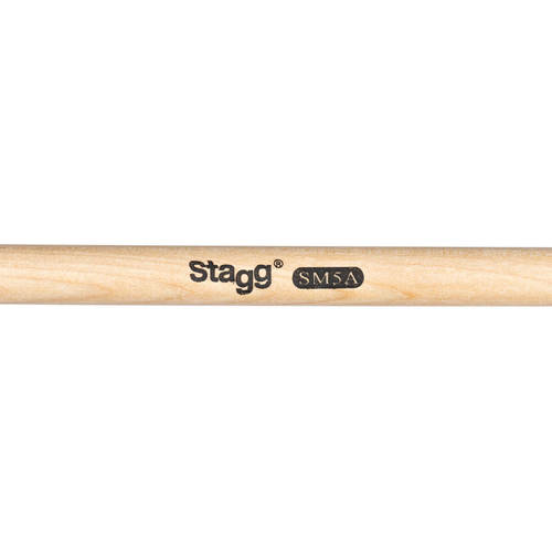 מקלות תופים מעץ מייפל 5A דגם SM5A חברת Stagg 	
