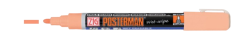 טוש גיר ZIG Posterman WET WIPE - צבעים לבחירה