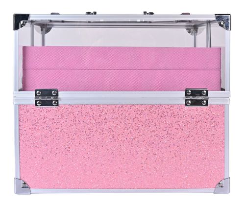 מזוודת איפור ענקית (ובטוחה לשימוש) לילדים 92 אביזרים - פינקי