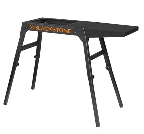 סטנד Blackstone לגריל פלאנצ'ה - מעמד מקצועי עם רגליים מתכווננות ומדף צד נשלף