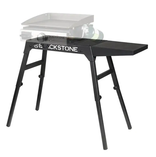 סטנד Blackstone לגריל פלאנצ'ה - מעמד מקצועי עם רגליים מתכווננות ומדף צד נשלף