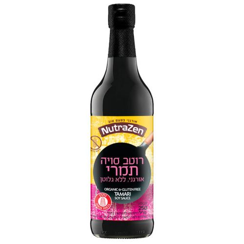 NutraZen רוטב סויה אורגני ללא גלוטן 250 מל