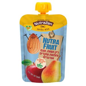 NutraZen סמוצי תפוח אגס וחמאת שקדים ללא גלוטן