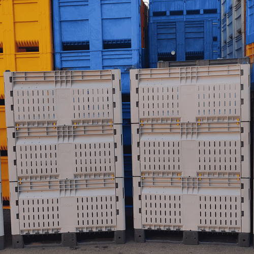 מיכל דולב קיטבין פריק מחורר משולש 120*100*h183