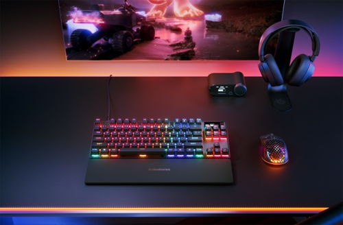 מקלדת גיימינג מכנית מקצועית SteelSeries Apex Pro Gen 3 TKL