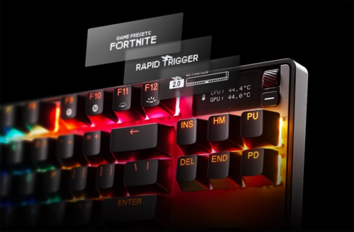 מקלדת גיימינג מכנית מקצועית SteelSeries Apex Pro Gen 3 TKL