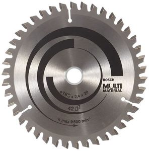 להב Multi Material לעץ ואלומיניום "6.25 (160 מ"מ) - 42 שיניים Bosch 2608640503 בוש