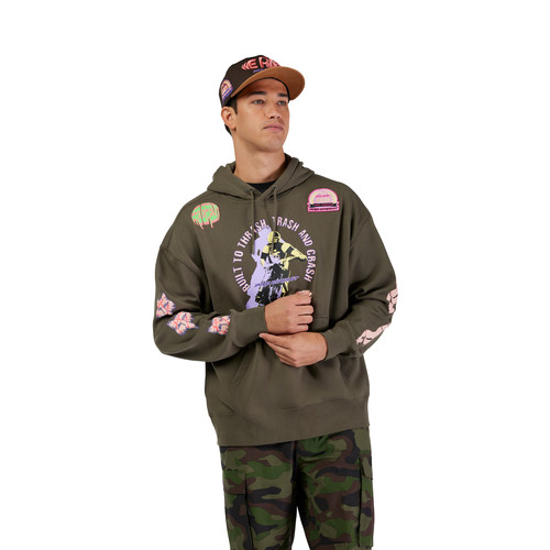 קפוצ'ון פליז פוקס חום - PRO CIRCUIT OVERSIZED FLEECE PO V25