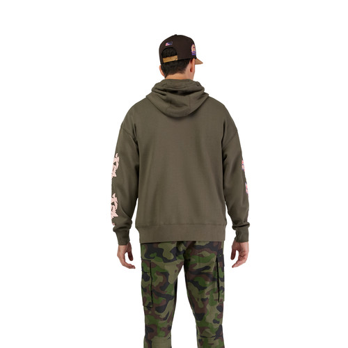 קפוצ'ון פליז פוקס חום - PRO CIRCUIT OVERSIZED FLEECE PO V25