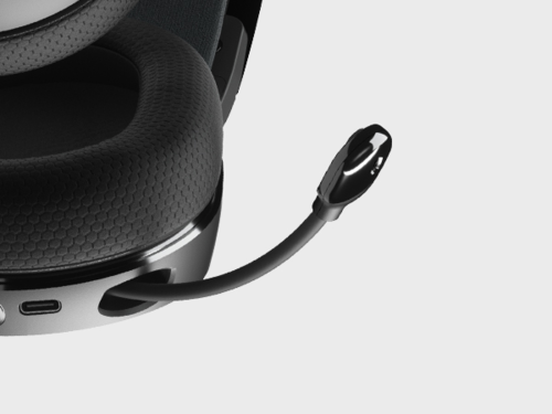 אוזניות גיימינג אלחוטיות צבע שחור Steelseries Arctis 7+ DTS 7.1