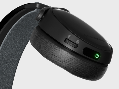 אוזניות גיימינג אלחוטיות צבע שחור Steelseries Arctis 7+ DTS 7.1