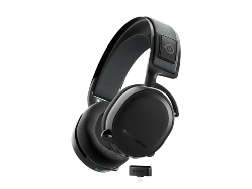 אוזניות גיימינג אלחוטיות צבע שחור Steelseries Arctis 7+ DTS 7.1