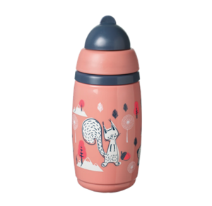 כוס מבודדת עם קשית מ"ל Tommee Tippee - SuperStar Insulated Straw Cup 266ML - 266 