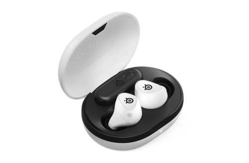 אוזניות גיימינג אלחוטיות לפלייסטיישן SteelSeries Arctis GameBuds TWS 2.4GHZ - לבן
