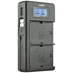 מטען כפול USB לסוללות Canon LP-E6/LP-E6N JUPIO
