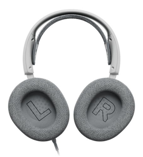 אוזניות גיימינג קלות משקל ומעוצבות Arctis Nova 1 Steelseries - לבן