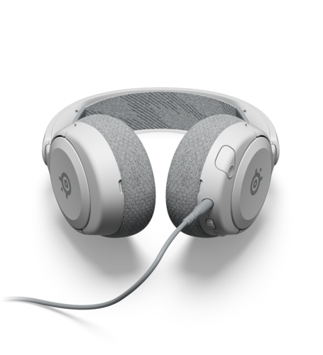 אוזניות גיימינג קלות משקל ומעוצבות Arctis Nova 1 Steelseries - לבן