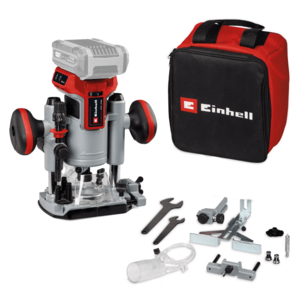 סט : רוטר + טרימר 18V (גוף בלבד) EINHELL TP-RO 18 Set Li BL-Solo