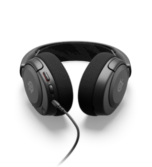 אוזניות גיימינג קלות משקל ומעוצבות Arctis Nova 1 Steelseries - שחור
