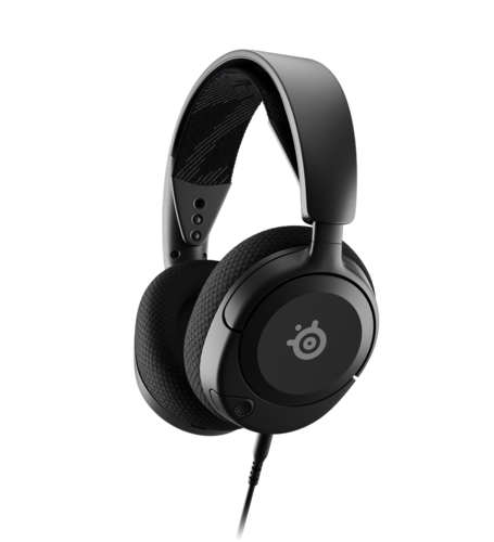 אוזניות גיימינג קלות משקל ומעוצבות Arctis Nova 1 Steelseries - שחור