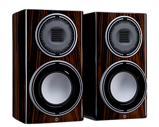 זוג רמקולים מדפיים קומפקטים Monitor Audio Platinum 100 3G צבע עץ