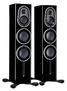 זוג רמקולים רצפתיים  Monitor Audio Platinum 200 3G צבע שחור