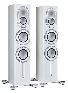 זוג רמקולים רצפתיים  Monitor Audio Platinum 200 3G צבע לבן