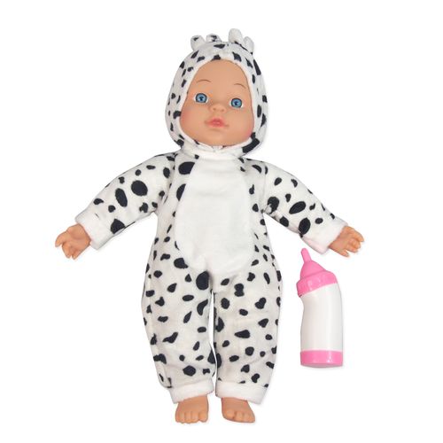 בובה עם תחפושת חיות ובקבוק - Soft Animal Doll With Bottle