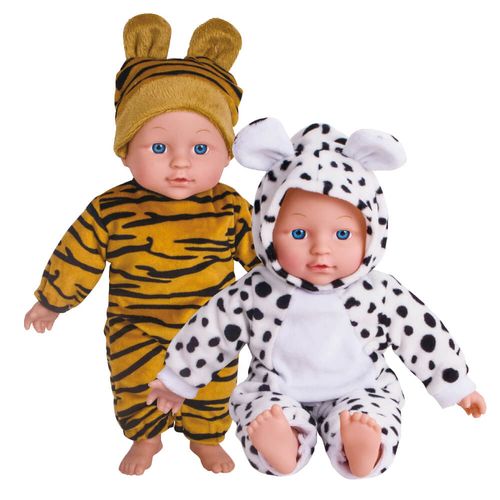 בובה עם תחפושת חיות ובקבוק - Soft Animal Doll With Bottle