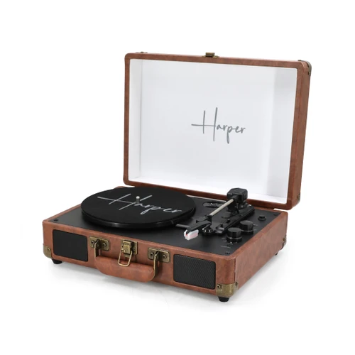 פטיפון Harper HRT-10 - חום