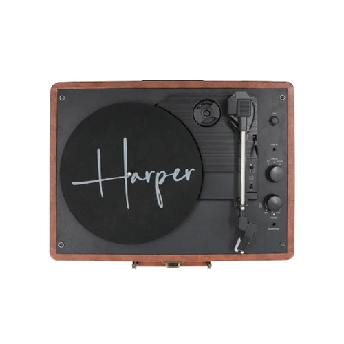 פטיפון Harper HRT-10 - חום