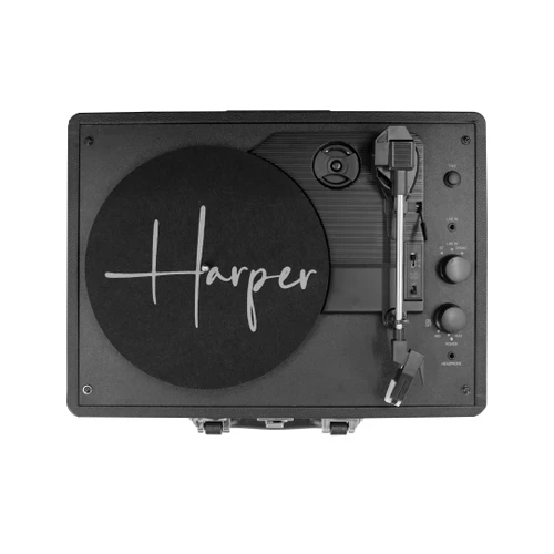 פטיפון Harper HRT-10 - שחור