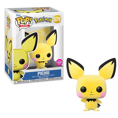 בובת פופ משחקים: Pokémon - Pichu Flocked פיצ'ו