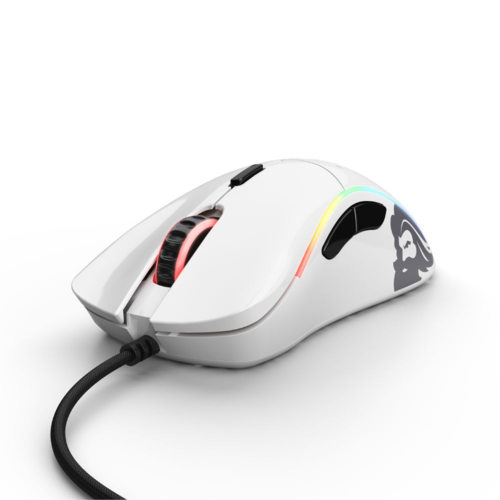 עכבר גיימינג חוטי Glorious Model D לבן מבריק