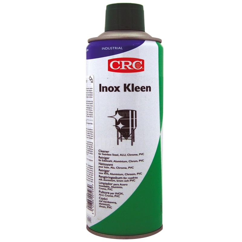 CRC INOX KLEEN ספריי לניקוי נירוסטה מאושר לסביבת עבודה עם מזון 500 מ"ל 