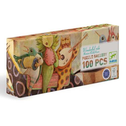 פאזל גלריה 100 חלקים - רכיבה מופלאה