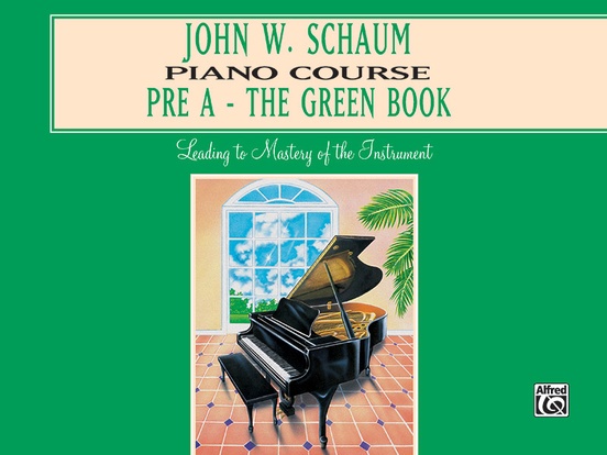 John W. Schaum Piano Course, Pre-A The Green Book